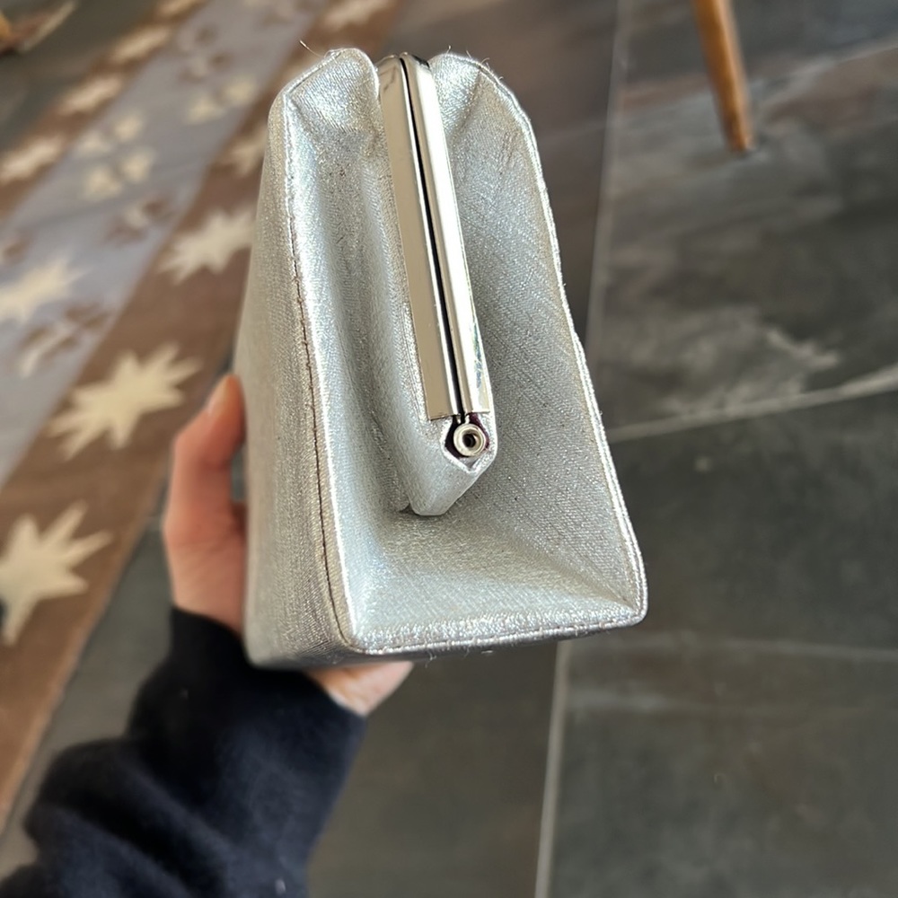 Metallic silver evening bag - Picture 6 of 9